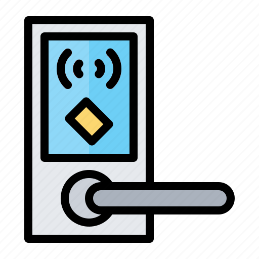Doorknob, door, lock, security, key icon - Download on Iconfinder