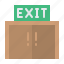 exit, door, doorway, escape 