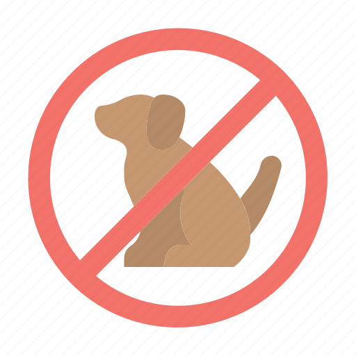 No, pets, animal, pet, puppy, forbidden icon - Download on Iconfinder