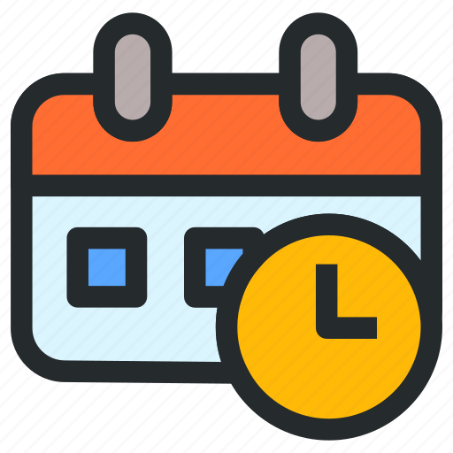 Hotel, room, calendar, time, date, clock, schedule icon - Download on Iconfinder