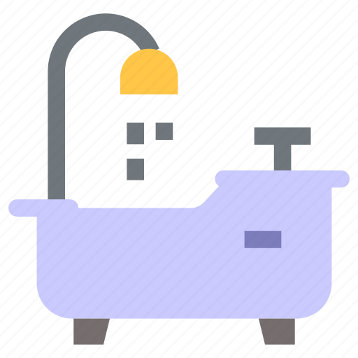 Hotel, room, bath, tub, bathtub, bathing, shower icon - Download on Iconfinder