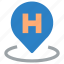 hotel, room, location, map, pin, place, placeholder 