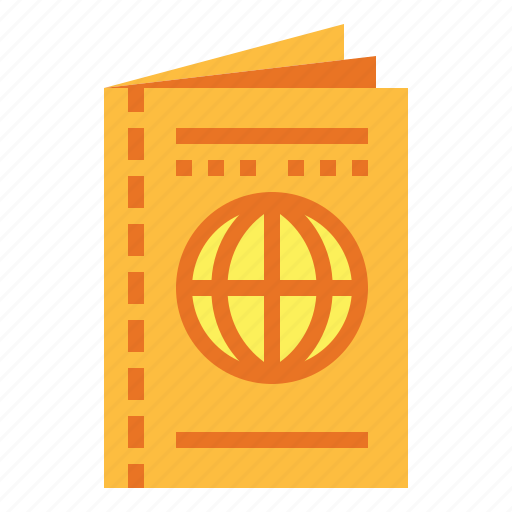 Document, identification, identity, passport, travel icon - Download on Iconfinder
