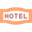 hotel, service, sign 