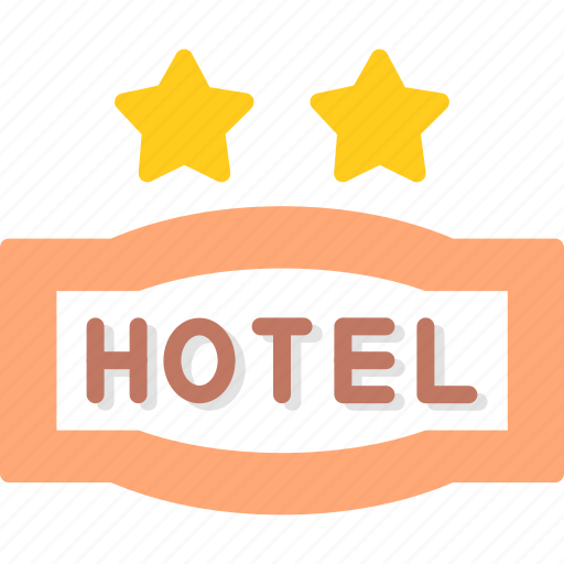 Hotel, service, star, two icon - Download on Iconfinder