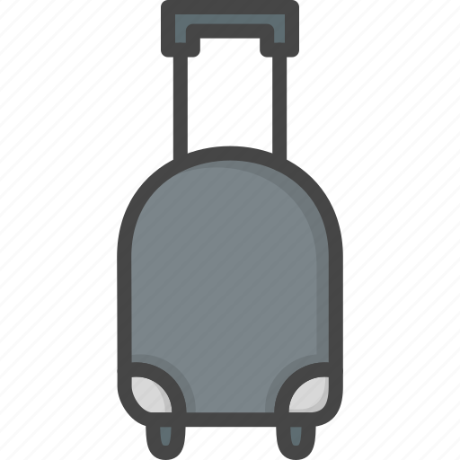 Filled, hotel, luggage, outline, service icon - Download on Iconfinder