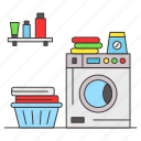 laundry, washing machine, clothes, hotel, commercial, powder, surf