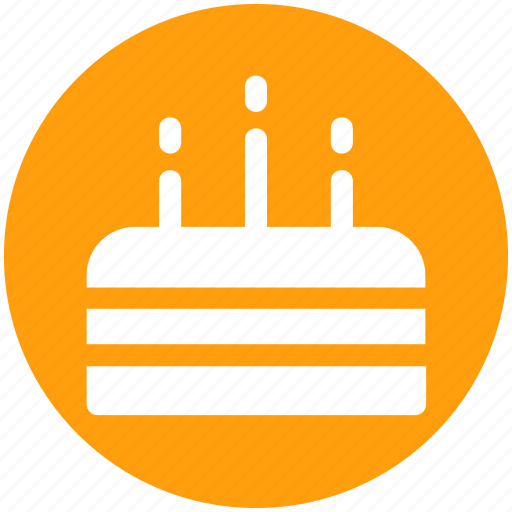 Birthday cake, cake, celebrations, food, sweet food icon - Download on Iconfinder