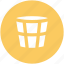 garbage can, litter bin, paper bucket, rubbish bin, trash bin, trash can 