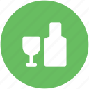 alcohol bottle, champagne bottle, drink, flute bottle, glass, wine, wine glass