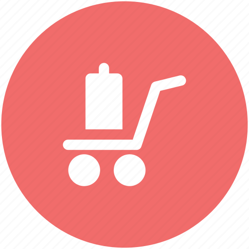 Boxes, hand trolley, hand truck, luggage cart, luggage trolley, packages, parcel icon - Download on Iconfinder