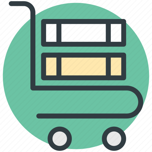 Hand trolley, hotel trolley, luggage trolley, platform truck, trolley icon - Download on Iconfinder