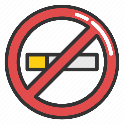 No cigarette, no smoking, no smoking sign, non smoking area, quit smoking icon - Download on Iconfinder