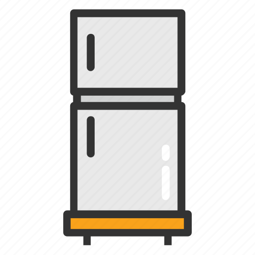 Fridge, fridge freezer, home appliances, refrigerator, two door refrigerator icon - Download on Iconfinder