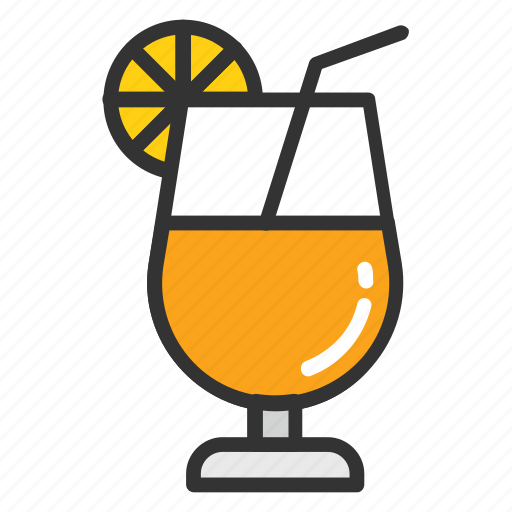 Juice, lemonade, orange juice, refreshing juice, summer drink icon - Download on Iconfinder