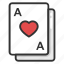 casino, heart card, play card, poker card, suit card 