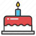 bakery food, bakery item, birthday cake, cake, cake with candle