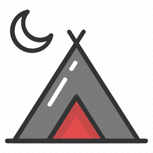 Camping, canopy, summer camp, tent camping, tourism icon - Download on Iconfinder