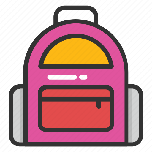 Foldable bag, gym packsack, hiking bag, school bag, sports bag icon - Download on Iconfinder