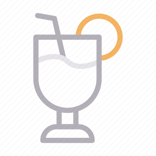 Beverages, drink, glass, juice, straw icon - Download on Iconfinder