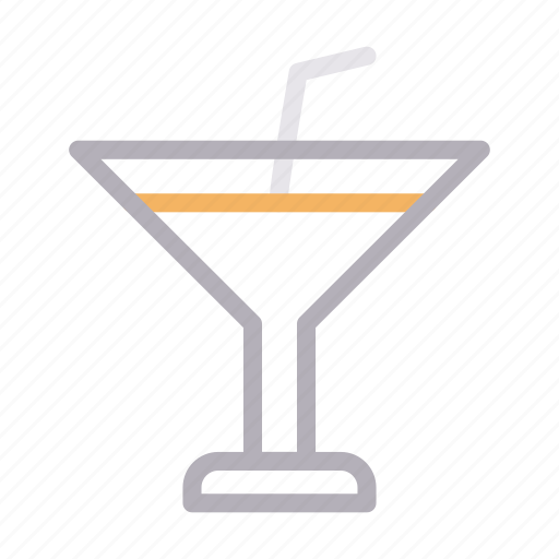 Drink, glass, juice, straw, wine icon - Download on Iconfinder