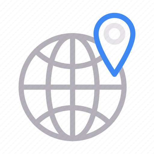 Earth, global, location, map, world icon - Download on Iconfinder