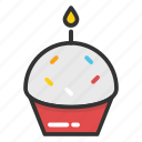 birthday cupcake, cupcake with candle, cupcake with sparkler, first birthday cake, make a wish 