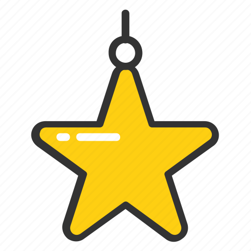 Christmas decoration, decorative hanging star, gift and decor, hanging star, star pendant icon - Download on Iconfinder