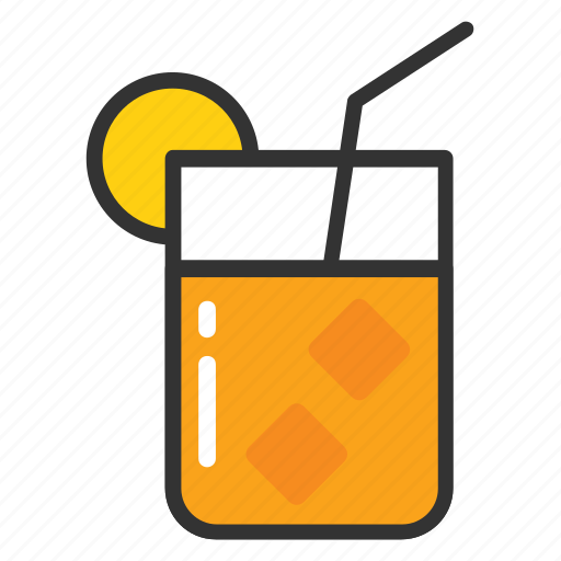 Juice, lemonade, orange juice, refreshing juice, summer drink icon - Download on Iconfinder