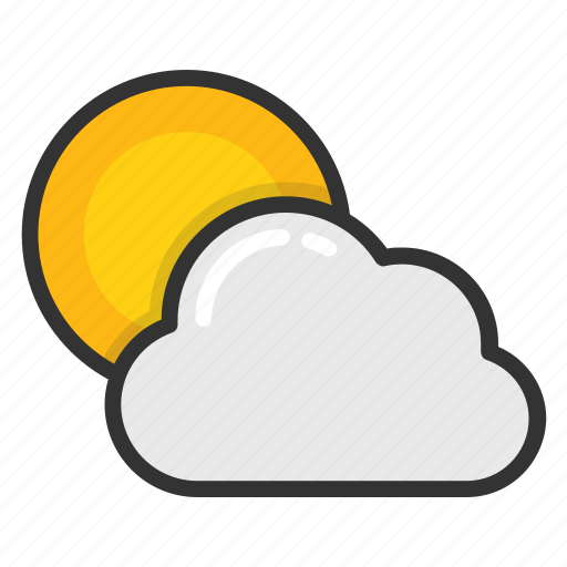 Cloud sun, cloudy sun, sun behind the cloud, weather, weather forecast icon - Download on Iconfinder