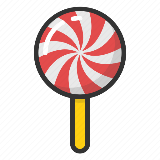Lollipop, lolly, rainbow lolly, spiral lolly, swirl lolly icon - Download on Iconfinder