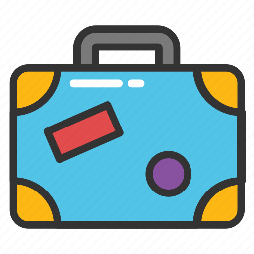 Attache case, baggage, luggage, suitcase, traveling bag icon - Download on Iconfinder