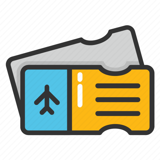 Air ticket, airline ticket, airplane ticket, boarding pass, travel ticket icon - Download on Iconfinder