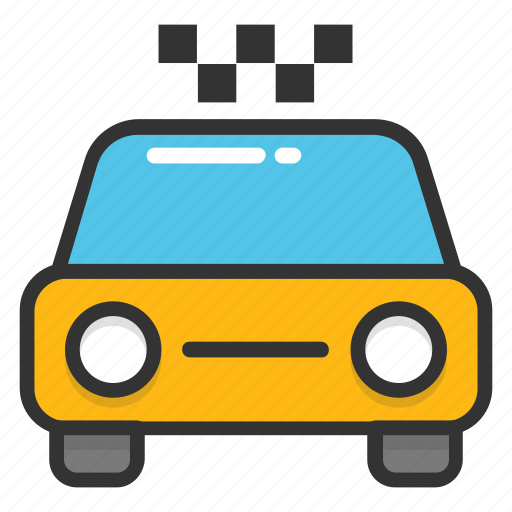 Cab and taxi service, cab service, taxi cab hire, taxi car, taxicab monogram icon - Download on Iconfinder