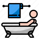 bath, bathroom, bathtub, house, tub