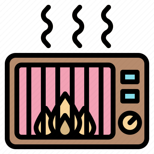 Hotel, heater, heating, interior, electronic, warm icon - Download on Iconfinder