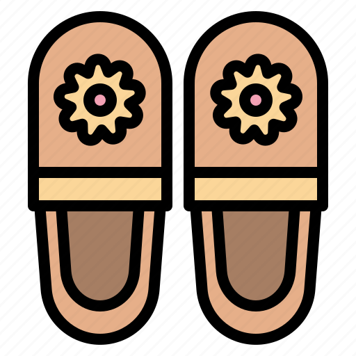 Hotel, slippers, shoes, wellness, footwear icon - Download on Iconfinder