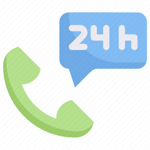 24 hour customer service, holiday, hotel, reservation, resort, traveling, vacation icon - Download on Iconfinder
