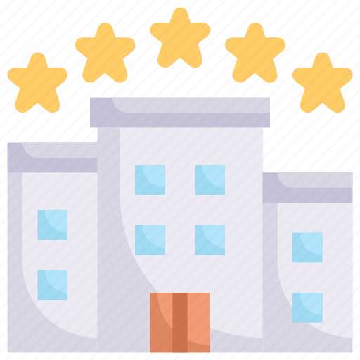 Five stars, holiday, hotel, rating, resort, traveling, vacation icon - Download on Iconfinder