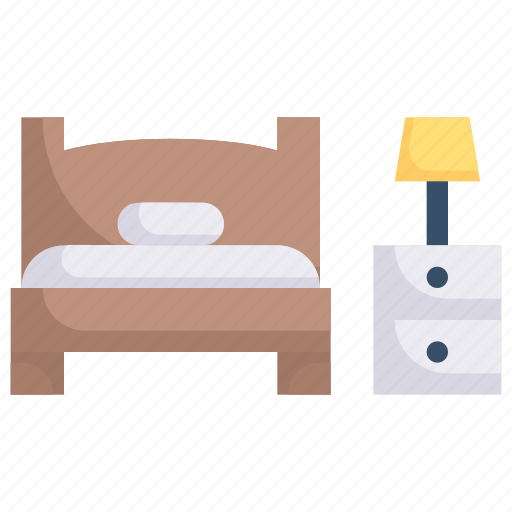 Bedroom, holiday, hotel, resort, single bed, traveling, vacation icon - Download on Iconfinder
