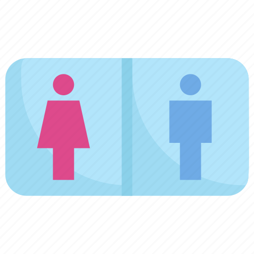Figure men & women, holiday, hotel, resort, toilet sign, traveling, vacation icon - Download on Iconfinder