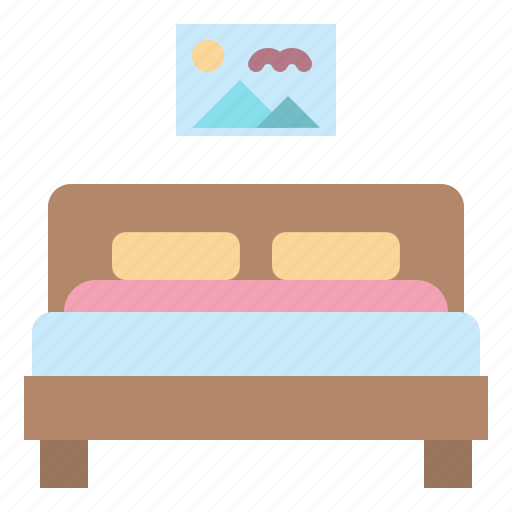 Hotel, bed, sleep, bedroom icon - Download on Iconfinder