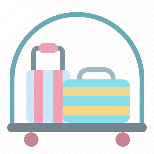 Hotel, luggage, travel, vacation, suitcase icon - Download on Iconfinder