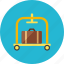 cart, luggage 