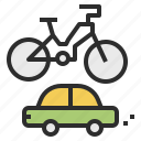 bicycle, car, rent, vehicle