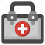 first, aid, kit, medical, equipment, medicine, briefcase 