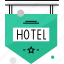 board, hotel, pointer, service, sign, signboard, travel 