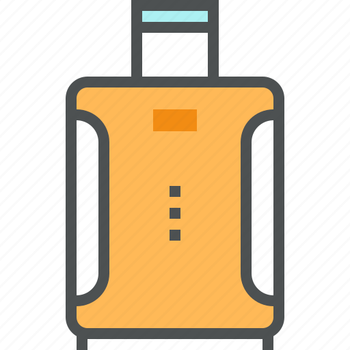 Bag, baggage, handle, luggage, suitcase, travel, trolley icon - Download on Iconfinder