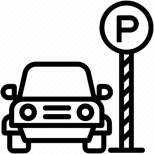 Car, parking, sign, transport, vehicle icon - Download on Iconfinder