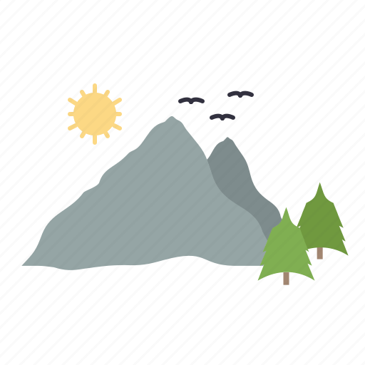 Hill, landscape, mountain, nature, scene icon - Download on Iconfinder